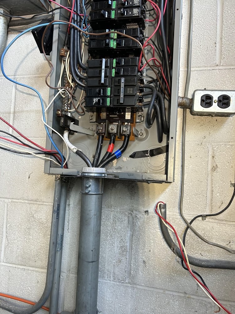 Electrical panel installation by Howard Simons Electrical